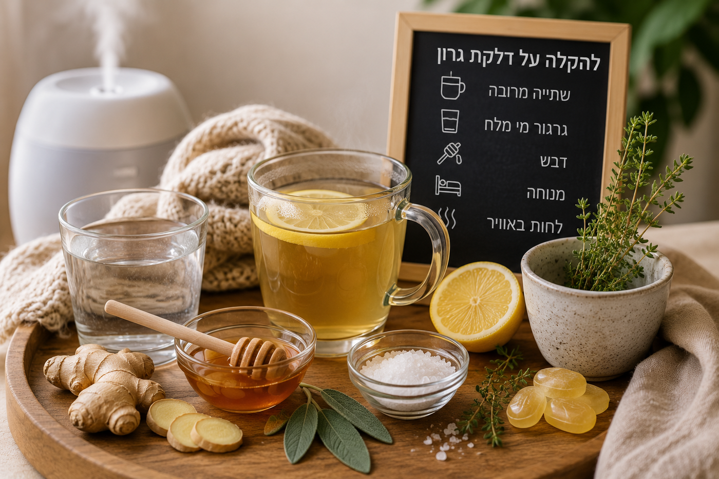 כיצד ניתן לטפל בדלקת גרון באופן טבעי?