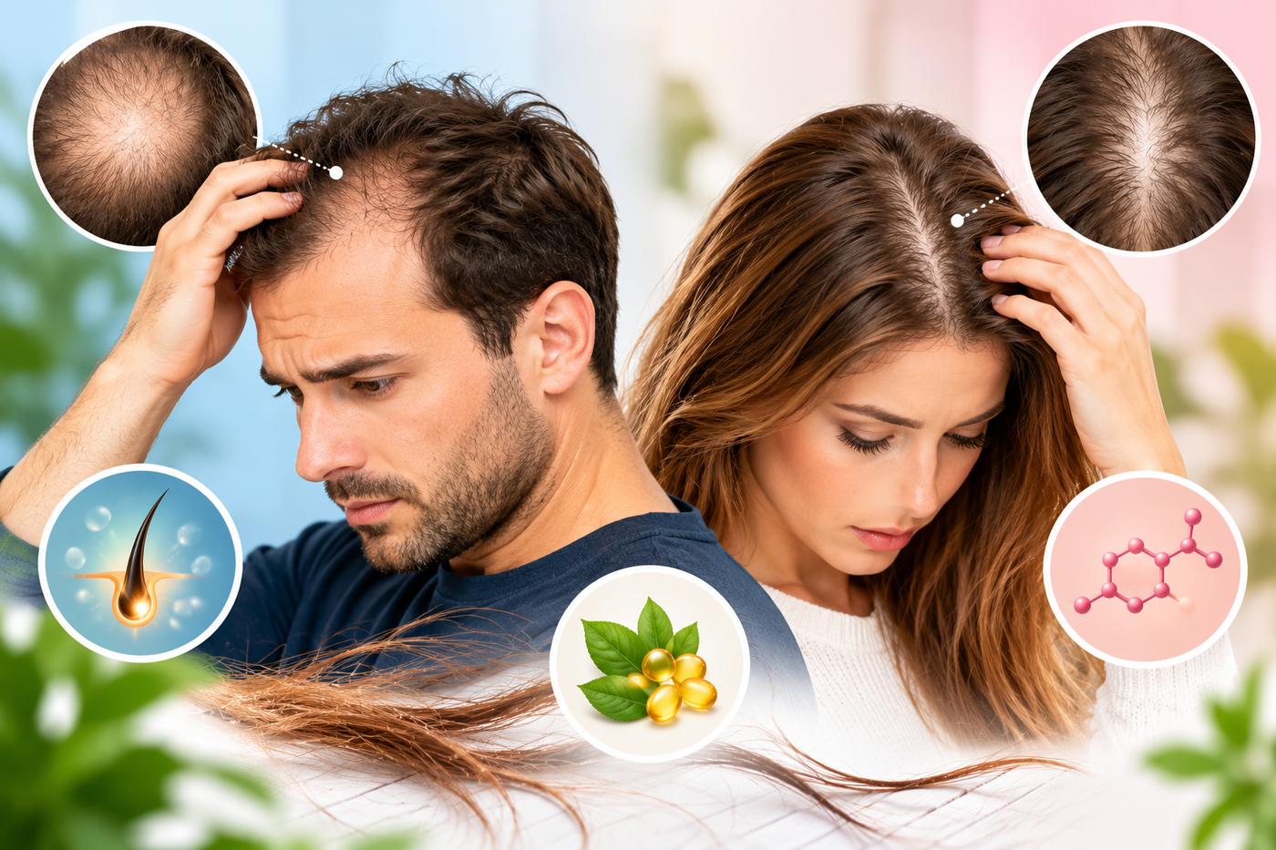 מה גורם לנשירת שיער ומה ההבדל בין גברים לנשים?